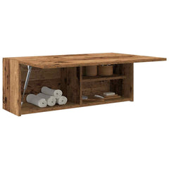 vidaXL Bathroom Wall Cabinet Old Wood 80x25x30 cm Engineered Wood 4