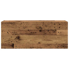 vidaXL Bathroom Wall Cabinet Old Wood 100x25x40 cm Engineered Wood 5