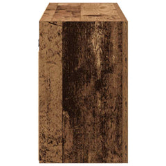 vidaXL Bathroom Wall Cabinet Old Wood 100x25x40 cm Engineered Wood 6