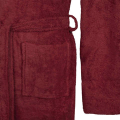 vidaXL Bathrobe KINN Red XL Cotton 4