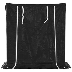 vidaxL Firewood Rack with Rain Cover 100.5x40.5x110.5 cm Galvanised Steel 4