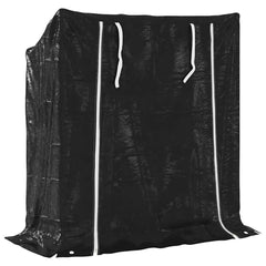 vidaxL Firewood Rack with Rain Cover 100.5x40.5x110.5 cm Galvanised Steel 5