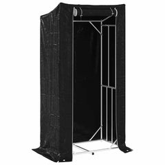 vidaxL Firewood Rack with Rain Cover 100x60x200 cm Galvanised Steel 2