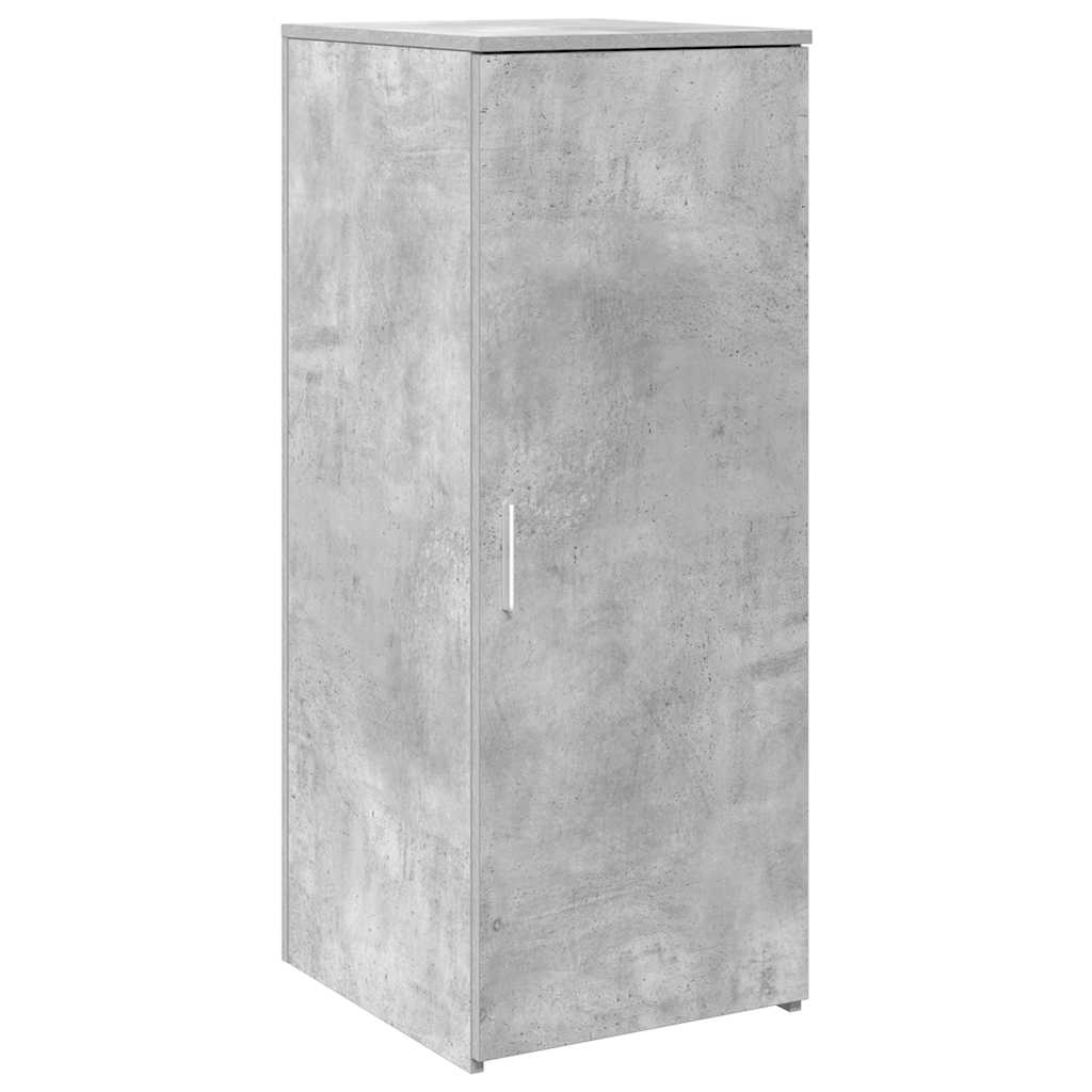 Storage Cabinet Concrete Grey Engineered Wood, image 2