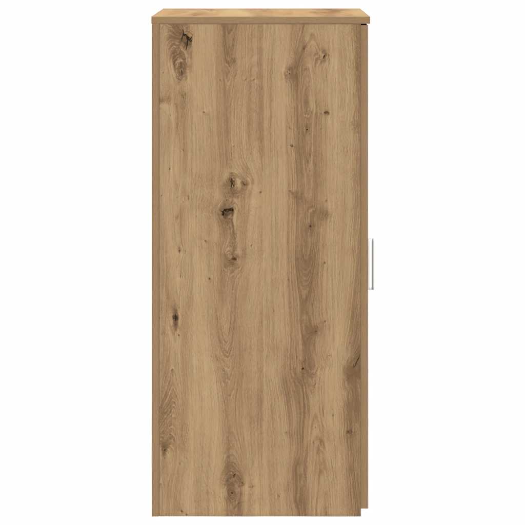 Storage Cabinet Artisan Oak Engineered Wood, image 6