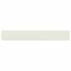 vidaXL Lawn Edging 10 pcs 15 x 103 cm Steel White 3