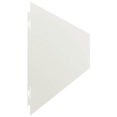 vidaXL Lawn Edging 10 pcs 15 x 103 cm Steel White 6