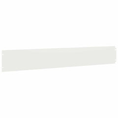 vidaXL Lawn Edging 10 pcs 15 x 103 cm Steel White 5