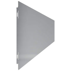 vidaXL Lawn Edging 10 pcs 15 x 103 cm Galvanised Steel Silver 6