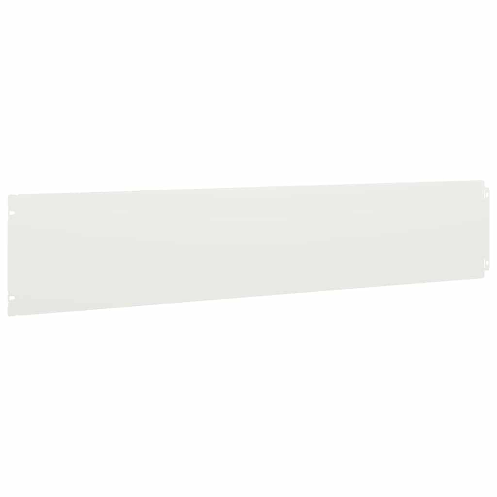 Lawn Edgings Cold-rolled Steel 10 pcs 20 x 103 cm White