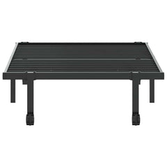 Bed Frame without Mattress Foldable Steel Black 90 cm 200 cm