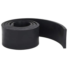 vidaXL Rubber Edge for Snow Plow Black 180x10x1 cm 2