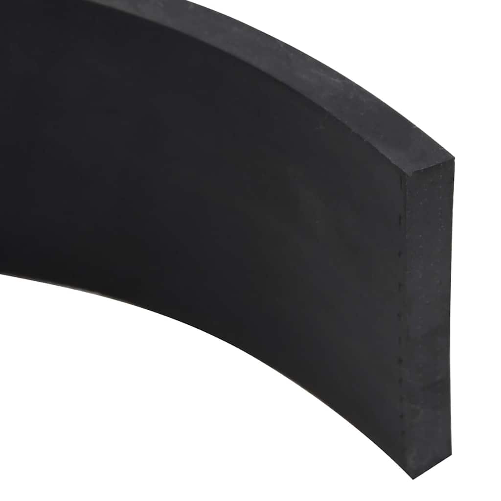 vidaXL Rubber Edge for Snow Plow Black 180x10x1 cm 4