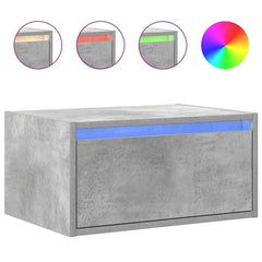 Wall-mounted Bedside LED Lights Concrete grey