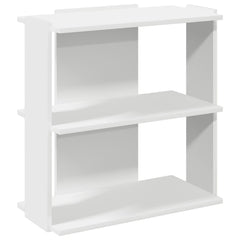 vidaXL Bookcase 3-Tier White 60x30x60 cm Engineered Wood 2