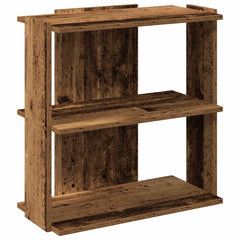 vidaXL Bookcase 3-Tier Old Wood 60x30x60 cm Engineered Wood 2