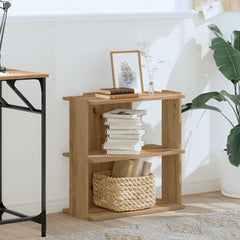 vidaXL Bookcase 3-Tier Artisan Oak 60x30x60 cm Engineered Wood 3