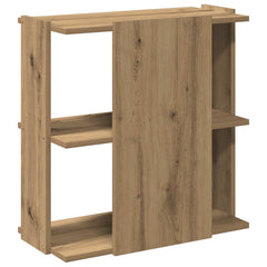 vidaXL Bookcase 3-Tier Artisan Oak 60x30x60 cm Engineered Wood 6