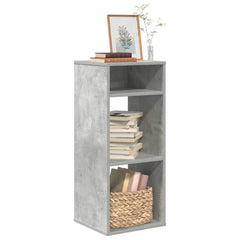 vidaXL Book Cabinet Concrete Grey 34x31x80 cm Engineered Wood 1