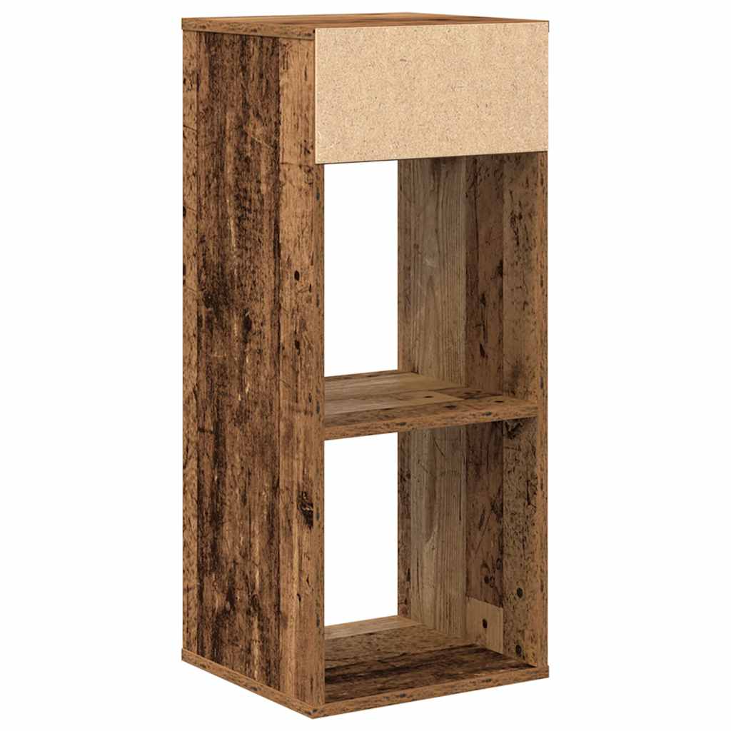 vidaXL Book Cabinet Old Wood 34x31x80 cm Engineered Wood 6