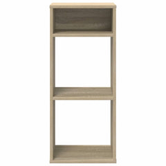 vidaXL Book Cabinet Sonoma Oak 34x31x80 cm Engineered Wood 4
