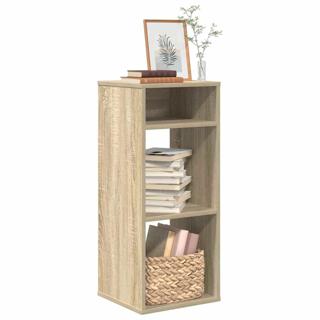 vidaXL Book Cabinet Sonoma Oak 34x31x80 cm Engineered Wood 1