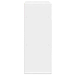 vidaXL Book Cabinet White 66x31x80 cm Engineered Wood 5