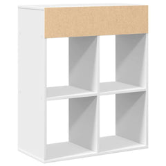 vidaXL Book Cabinet White 66x31x80 cm Engineered Wood 6