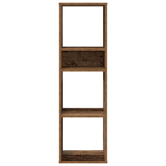 vidaXL Book Cabinet Old Wood 34x31x112 cm Engineered Wood 4
