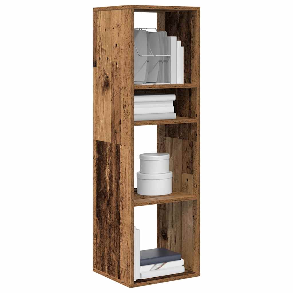 vidaXL Book Cabinet Old Wood 34x31x112 cm Engineered Wood 1