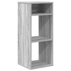 vidaXL Book Cabinet Grey Sonoma 34x31x80 cm Engineered Wood 2