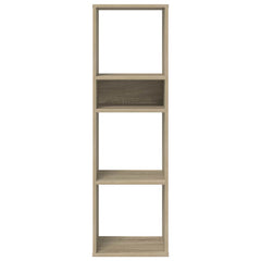 vidaXL Book Cabinet Sonoma Oak 34x31x112 cm Engineered Wood 4