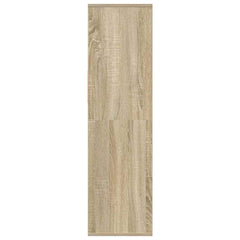 vidaXL Book Cabinet Sonoma Oak 34x31x112 cm Engineered Wood 5
