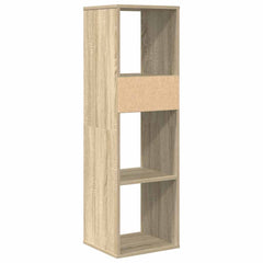 vidaXL Book Cabinet Sonoma Oak 34x31x112 cm Engineered Wood 6