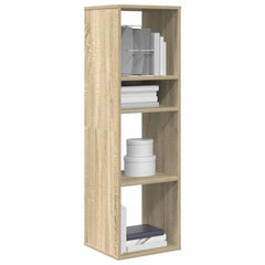 vidaXL Book Cabinet Sonoma Oak 34x31x112 cm Engineered Wood 1