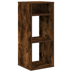 vidaXL Book Cabinet Smoked Oak 34x31x80 cm Engineered Wood 2