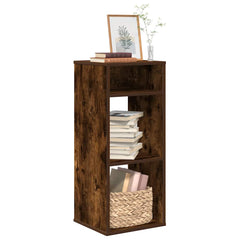vidaXL Book Cabinet Smoked Oak 34x31x80 cm Engineered Wood 1