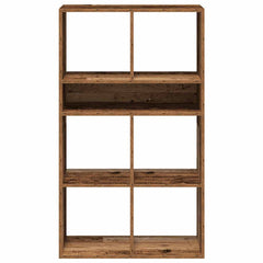 vidaXL Book Cabinet Old Wood 66x31x112 cm Engineered Wood 4