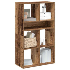 vidaXL Book Cabinet Old Wood 66x31x112 cm Engineered Wood 1