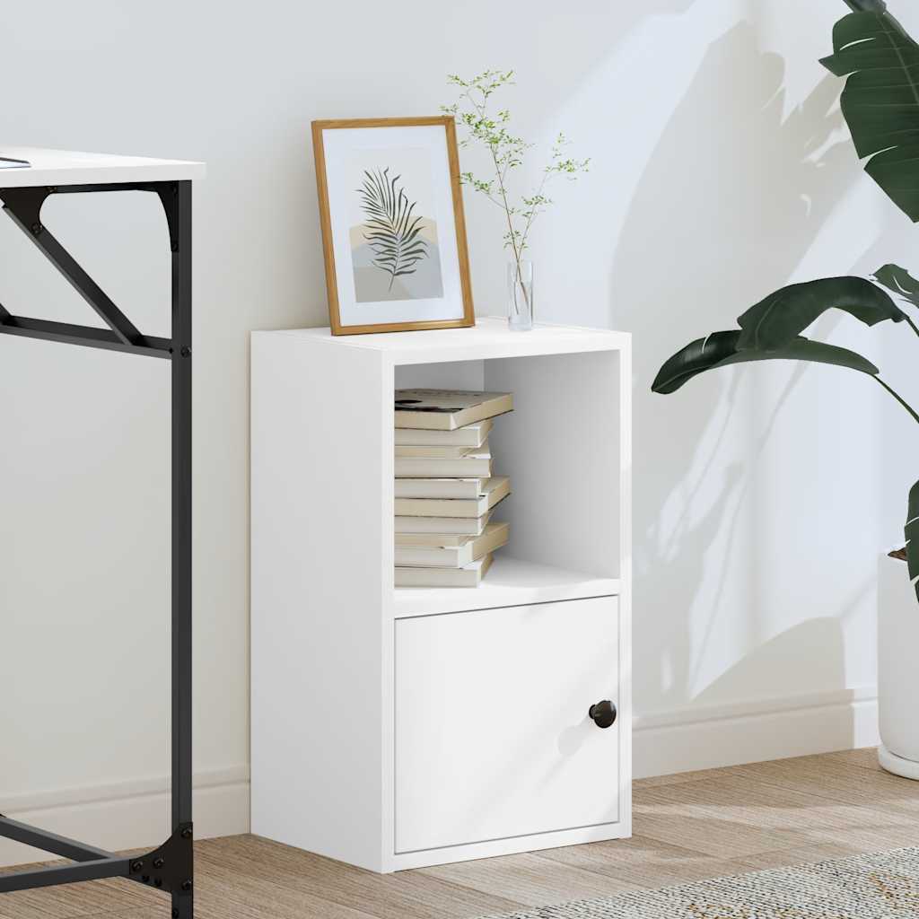 vidaXL Bookcase White 31x24x52 cm Engineered Wood 3
