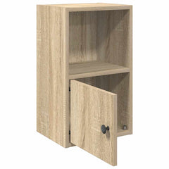 vidaXL Bookcase Sonoma Oak 31x24x52 cm Engineered Wood 4