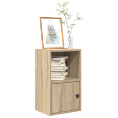 vidaXL Bookcase Sonoma Oak 31x24x52 cm Engineered Wood 1
