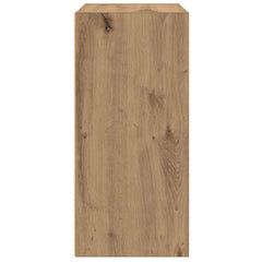 vidaXL Bookcase Artisan Oak 31x24x52 cm Engineered Wood 6