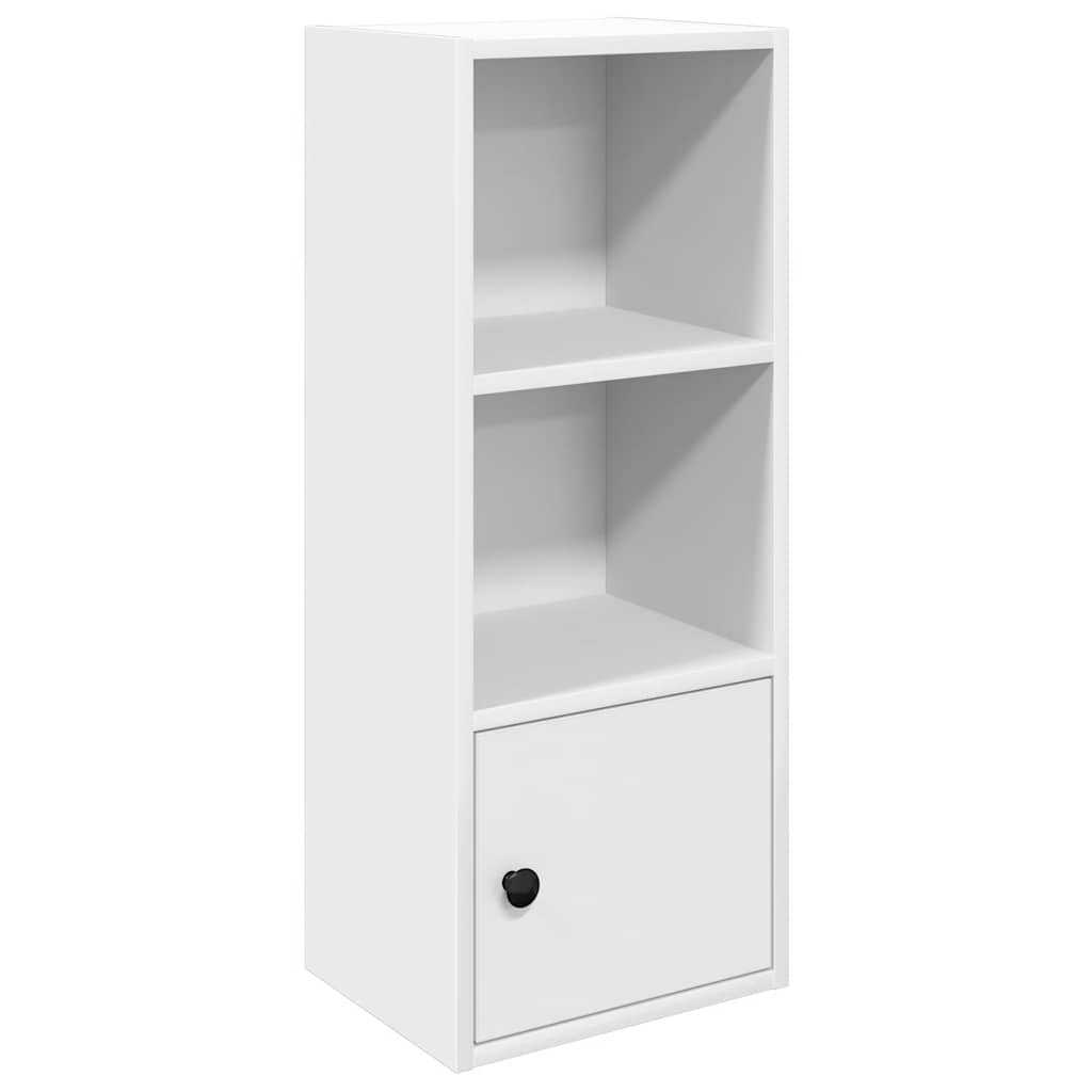 Bookcase 31x24x77 cm Engineered Wood Height 77 cm White