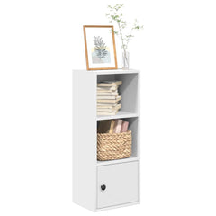 Bookcase 31x24x77 cm Engineered Wood Height 77 cm White