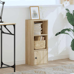 Bookcase 31x24x77 cm Engineered Wood Height 77 cm Sonoma oak