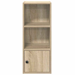 vidaXL Bookcase Sonoma Oak 31x24x77 cm Engineered Wood 5