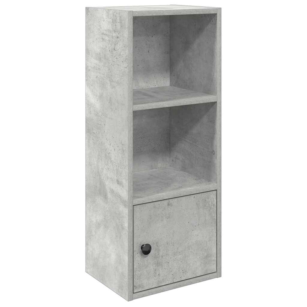vidaXL Bookcase Concrete Grey 31x24x77 cm Engineered Wood 2