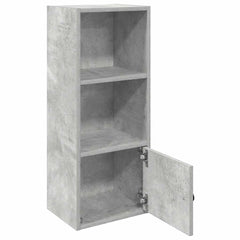 vidaXL Bookcase Concrete Grey 31x24x77 cm Engineered Wood 4
