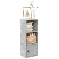 vidaXL Bookcase Concrete Grey 31x24x77 cm Engineered Wood 1